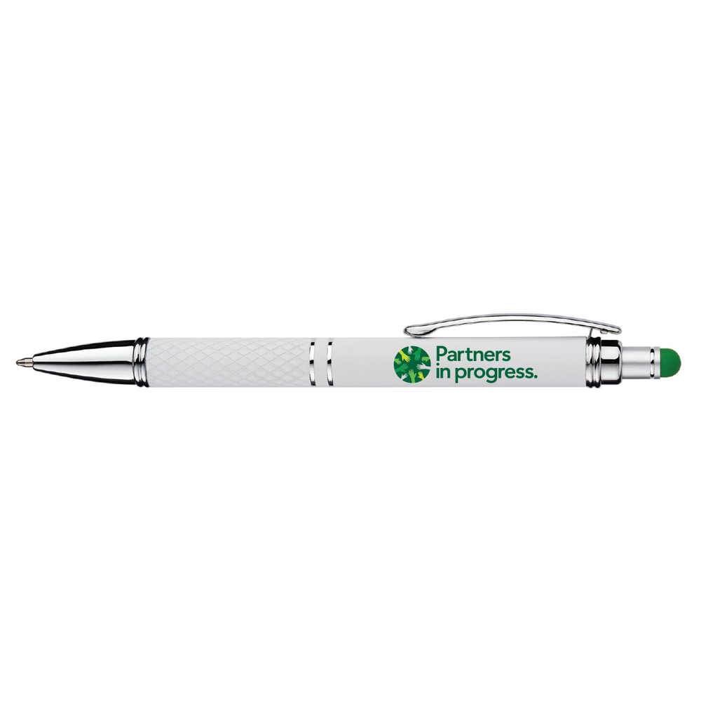 UW2024 - Soft Touch White Metal Pen