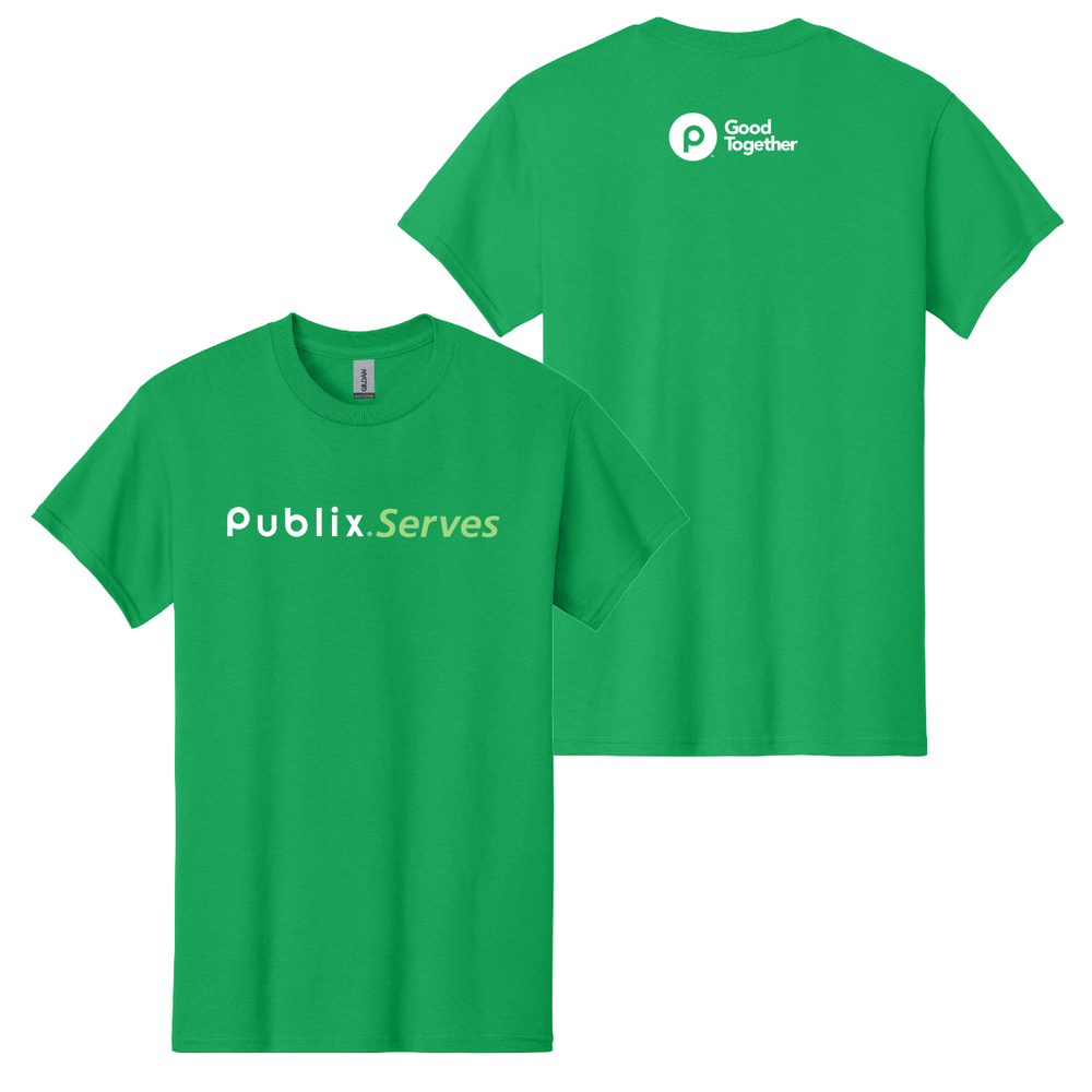 Publix Serves Good Together Men’s/Unisex T-Shirt - Irish Green