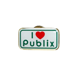 I Heart Publix Lapel Pin