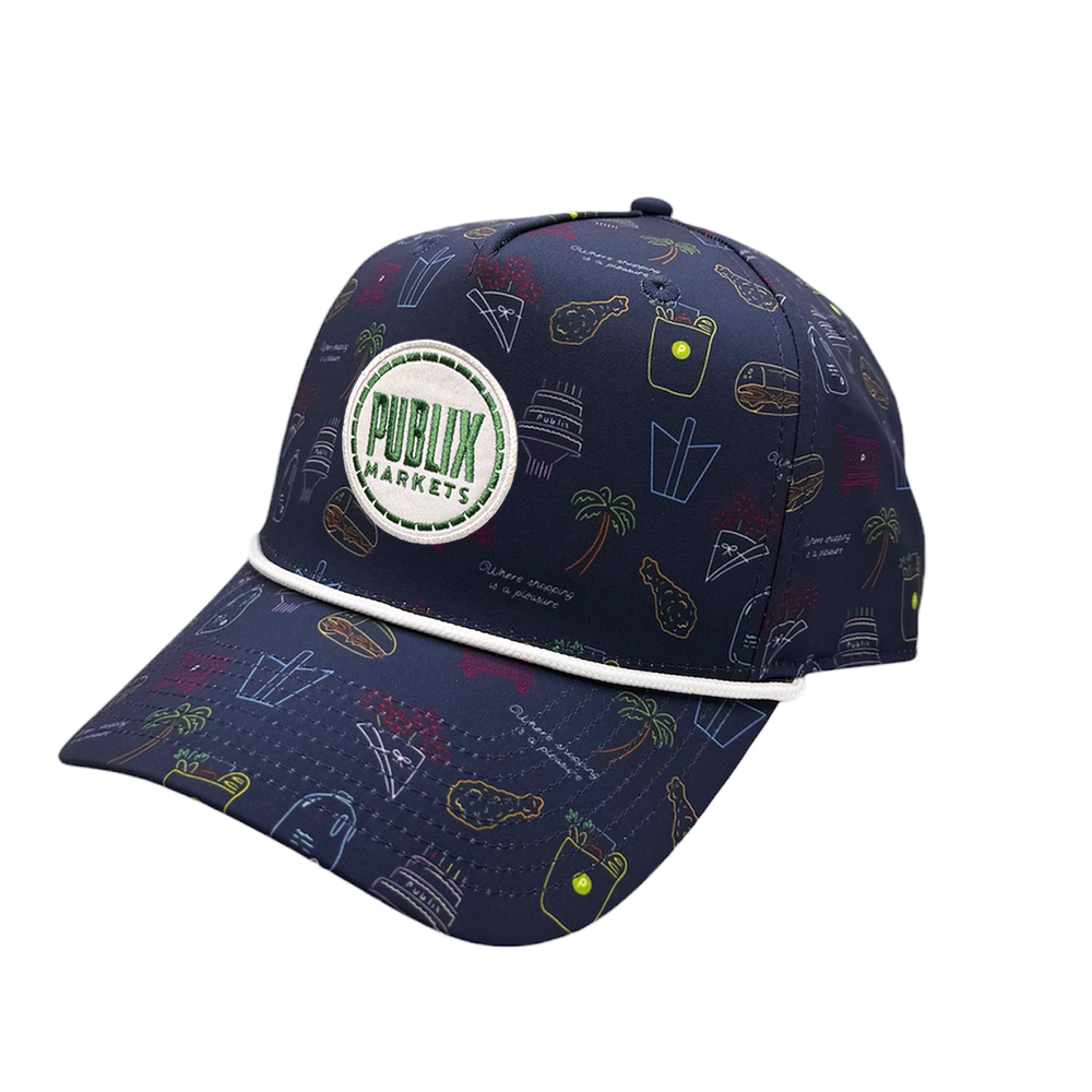 Publix Neon Hat - with Publix Market Patch