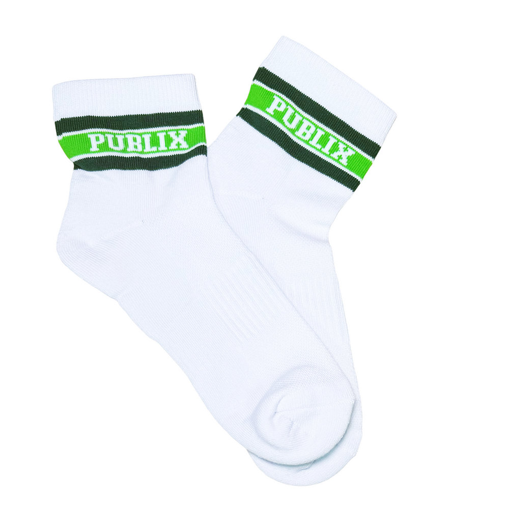 Athletic Crew Socks White