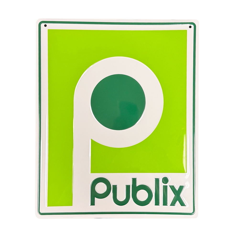 Vintage Sign Publix Metal