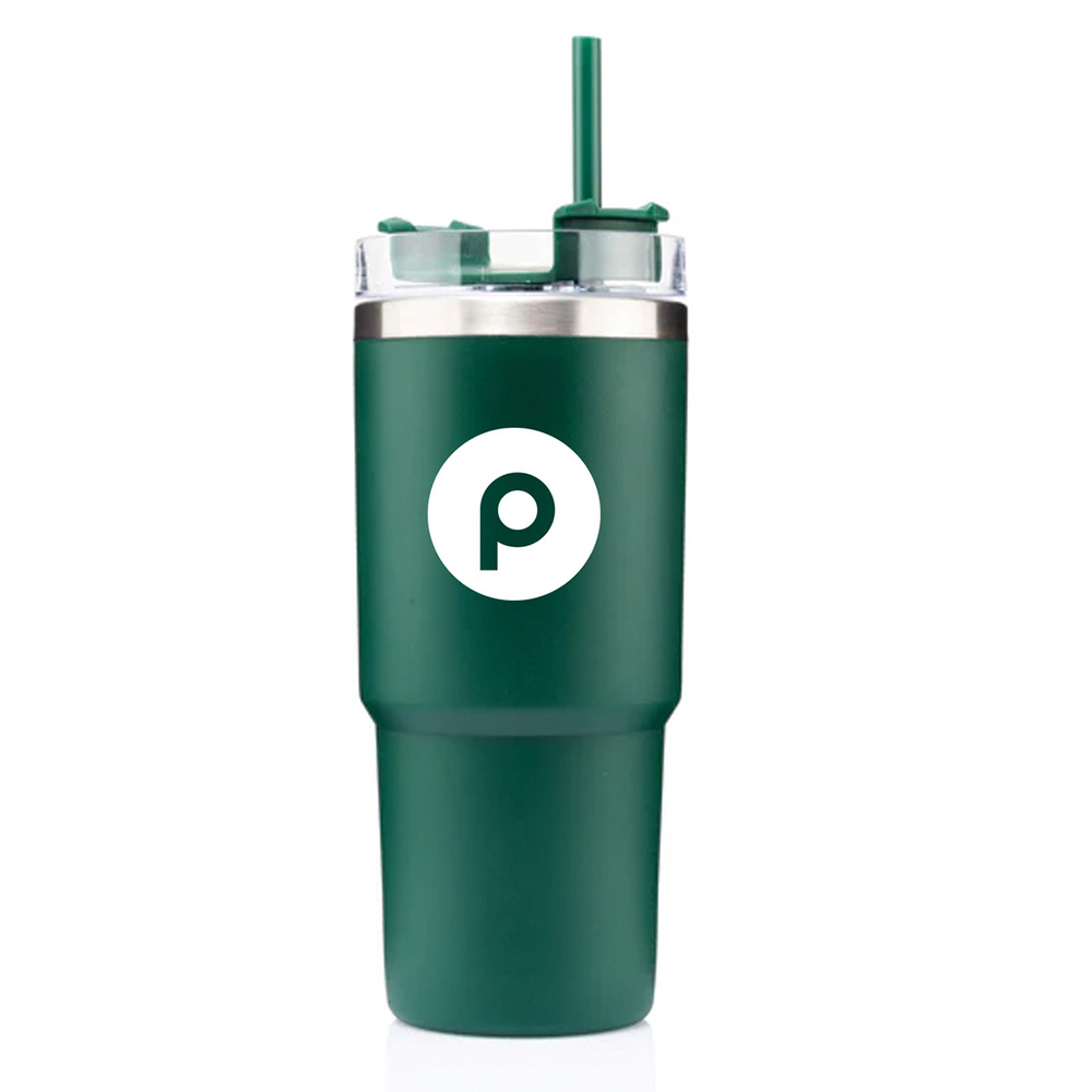 EcoFusion Recycled Tumbler with straw 24oz