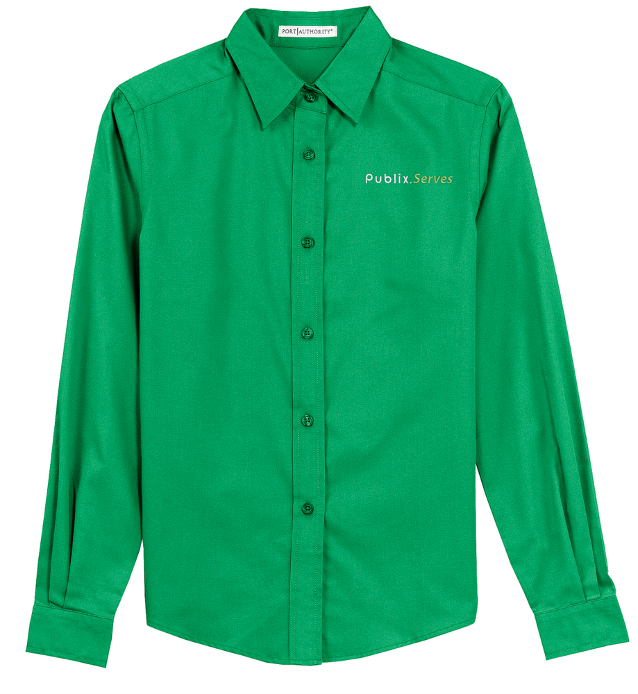 Publix Serves Women's Long Sleeve Twill Shirt - Limited Quantities